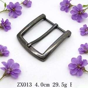 Hebilla de cinturón de aleación de zinc pulida de níquel de 40 mm para fabricación de artesanía en cuero, venta al por mayor de fábrica - Product Image 4