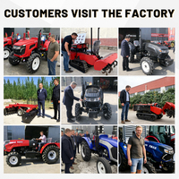 Tracteur agricole diesel 4x4 de 25 CV à 30 CV pour la plantation du maïs sur petits champs – Idéal pour l'ensemencement agricole