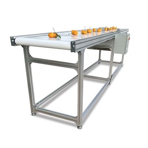 Fabricant de convoyeurs à bande alimentaire, convoyeur à bande plate de qualité alimentaire blanc pour la production en ligne d'assemblage - Product Image 2
