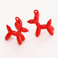 Couleurs d'été ballon chiens animaux de compagnie chiens charmes mode bijoux couleurs ballon chiens pendentifs