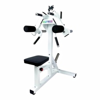 Presse à épaules commerciale en acier, machine de musculation assise pour levée latérale, machine pour le dos et les bras, à charge libre, pour exercices des deltoïdes