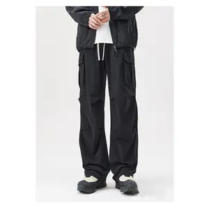 Cargo Pants Men Custom Big Pocket Baggy Cargo Pants Men's Twill 100% Cotton Cargo Pant