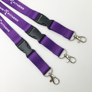 Customizable Manufacturer Promotion Polyester Mobile Phone Lanyard and Wristband Polyester Work Lanyard