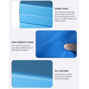 <span class=keywords><strong>Tapis</strong></span> <span class=keywords><strong>de</strong></span> <span class=keywords><strong>gymnastique</strong></span> pliable personnalisé Guli Fitness <span class=keywords><strong>de</strong></span> 2 pouces d'épaisseur, à trois plis, avec poignées <span class=keywords><strong>de</strong></span> transport, pour exercices <span class=keywords><strong>de</strong></span> <span class=keywords><strong>gymnastique</strong></span>, étirements, <span class=keywords><strong>gymnastique</strong></span>, en PU et EPE, 180x60CM - Product Image 4