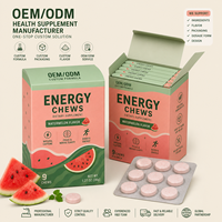 Complément Alimentaire Énergétique OEM ODM Saveur Pastèque, Complexe de Vitamines B, Favorise la Concentration et la Relaxation, Marque Privée Personnalisée