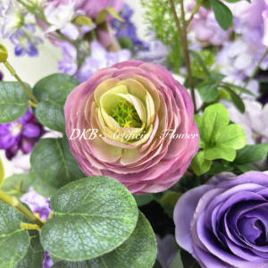 Centrotavola palla fiore grande su misura 70cm palla fiore viola e rosa grande centrotavola decorazione di nozze - Product Image 5