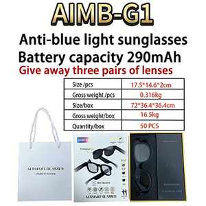 แว่นตาอัจฉริยะรุ่นใหม่ กล้อง 8MP ภาพคมชัด เสียง HD วิดีโอ AI <span class=keywords><strong>แปล</strong></span><span class=keywords><strong>ภาษา</strong></span>พร้อมกัน AI <span class=keywords><strong>แปล</strong></span><span class=keywords><strong>ภาษา</strong></span> หน่วยความจำในตัว เลนส์ป้องกันรังสียูวี 400 - Product Image 4