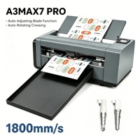 Plotter de Corte Digital A3MAX7 PRO de Doble Cabezal con Alimentación Automática de Etiquetas y Herramienta Eléctrica de Hendido y Corte