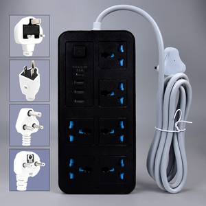 <span class=keywords><strong>Prolunga</strong></span> universale OEM a 6 prese con funzione di ricarica <span class=keywords><strong>USB</strong></span> e Type-C, certificata CE ROHS - Product Image 1