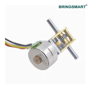 Motor Stepper BringSmart SR1218-15BY Magnet Permanen 5v <span class=keywords><strong>2</strong></span>-fase Motor Bldc Poros Tunggal Kecil Kecepatan Rendah 4rpm Motor Dc Worm Gear - Product Image 3
