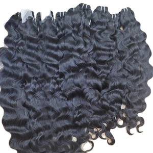 Brazilian Wavy Bulk Remy <b>Hair</b> <b>Extensions</b> for Braiding and <b>Braids</b> Medium Length 100% Virgin for Lace - Product Image 1