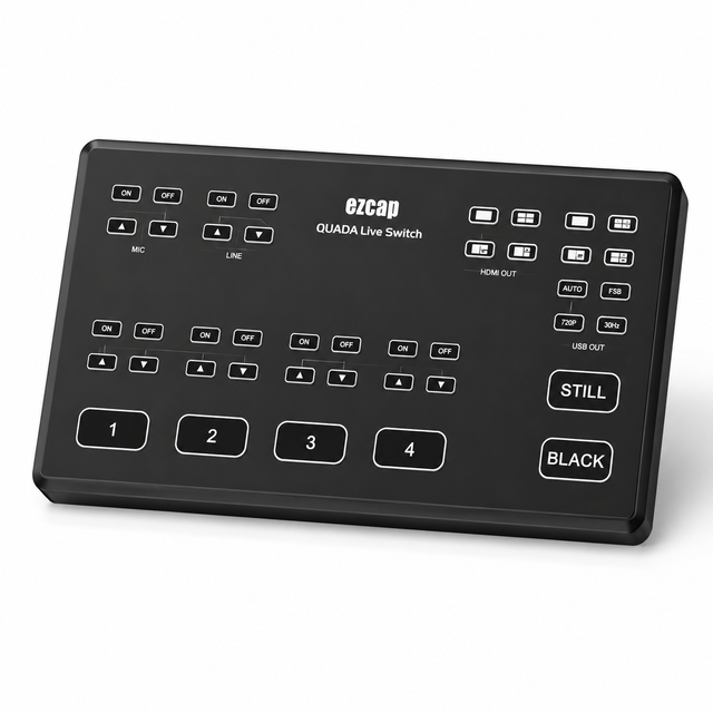 Ezcap328 Four-channel 1080P60 High-definition Director's Console Multi-channel Video Capture Card
