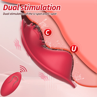 Tragbarer Slip-Vibrator für Erwachsene mit 10 Modi, USB-Aufladung, Fernbedienung, Rosen-Vibratoren für Männer und Frauen zur sexuellen Stimulation