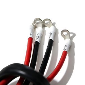 Cable de Alimentación CC Personalizado para Inversor Solar 40-<span class=keywords><strong>50KTL</strong></span>, Núcleo Nanocristalino, Terminales Tipo Y/F, UL11627, 10AWG, Estañado - Product Image 4