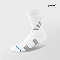 Chaussettes de basket-ball professionnelles Elite pour hommes Tube moyen respirant Fond de serviette automne saison broderie antibactérienne