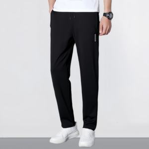 Men's Lightweight Summer Casual Mid Waist Jogger Trousers <strong>Harem</strong> <strong>Pants</strong> Plain Dyed Anti-Pilling Front Flat Loose Fit - Product Image 6