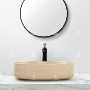 Chậu rửa mặt sứ cao cấp thiết kế hiện đại, bán chạy, đặt trên mặt bàn, phòng tắm - Product Image 3