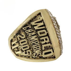 Anillo de Campeonato de Béisbol de los Chicago Sox 2005, Estilo Hiphop, Chapado en Oro, Aleación Ecológica, Joyería al por Mayor - Product Image 3