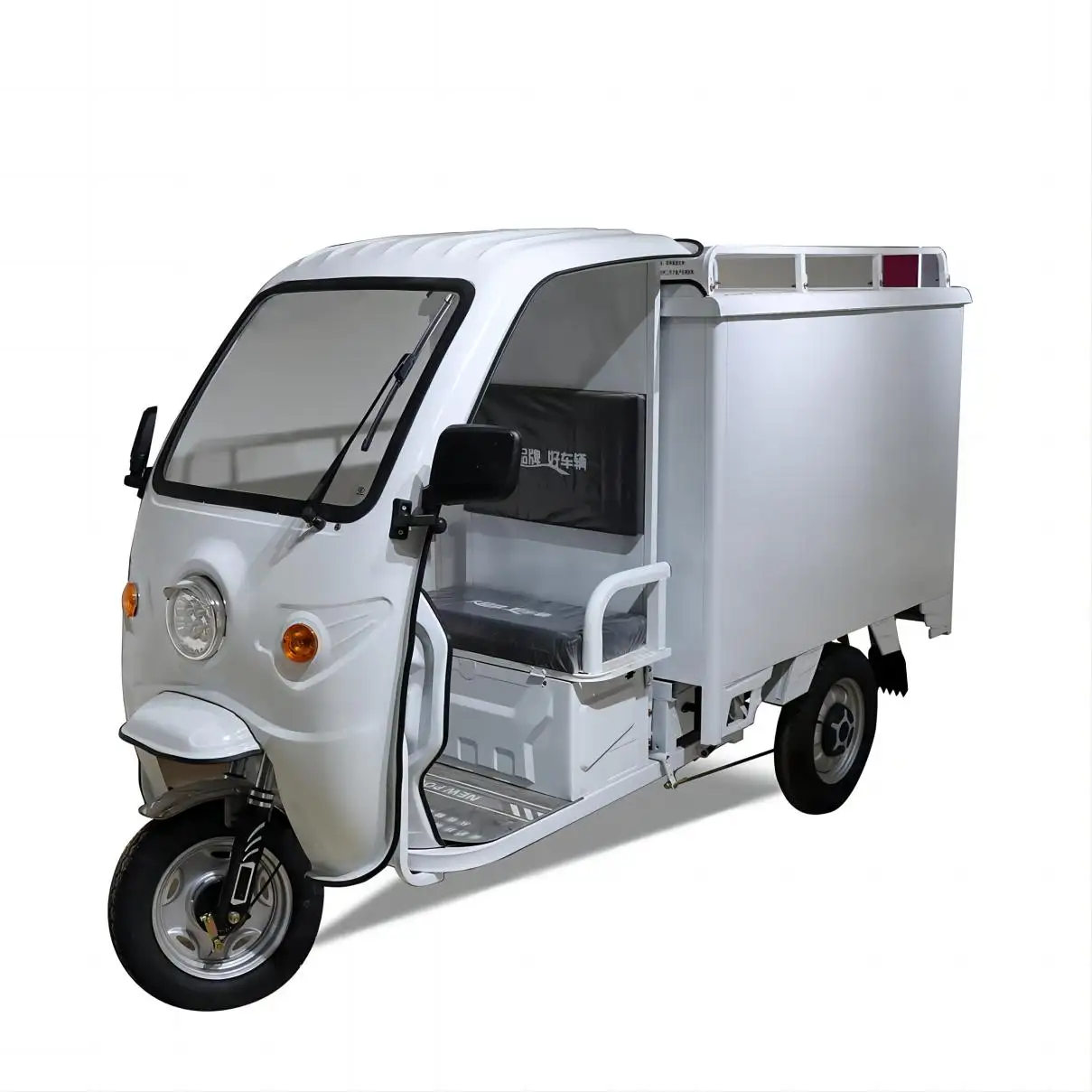 Lubei車両メーカー1000W/1500Wエクスプレス用高品質配送トライク電動クローズド貨物三輪車