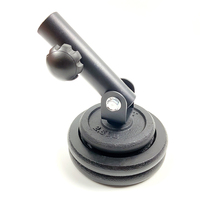 Support pivotant à 360° pour barre de musculation, insert pour barre en T, compatible avec les barres et plaques de poids standard de 1 pouce