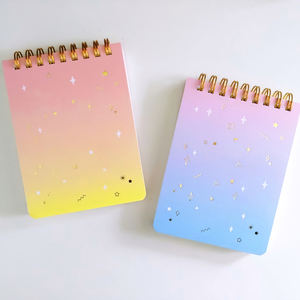 Agenda 2025 A3 relié en cuir véritable avec couverture en tissu et en PP, reliure spirale, journal de soins ou fournitures - Product Image 6