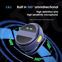 Nouveau microphone cravate sans fil 1 émetteur 2 récepteurs 30m Q8 avec boîtier de charge et clip pour col, pour appareil photo reflex numérique, omnidirectionnel