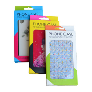 Cellule universelle Emballage personnalisé Boîte de coque de téléphone imprimée de logo Boîte d'emballage de coque de téléphone portable de luxe Emballage de coque de téléphone - Product Image 1