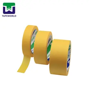 Hoge Guality Oranje Decoratieve Washi Papieren Tape Oplosmiddel En Vochtbestendig Plakband