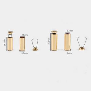 कस्टम एगलेट रंग टिकाऊ धातु धातु कॉर्ड लॉक कॉर्ड अंत कैप एगेट - Product Image 4