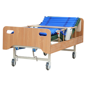 Top bán hai-crank gỗ điều chỉnh giường bệnh viện với hộ Lan Tôn sóng cho phòng khám và bệnh viện Chất lượng cao đồ nội thất - Product Image 4