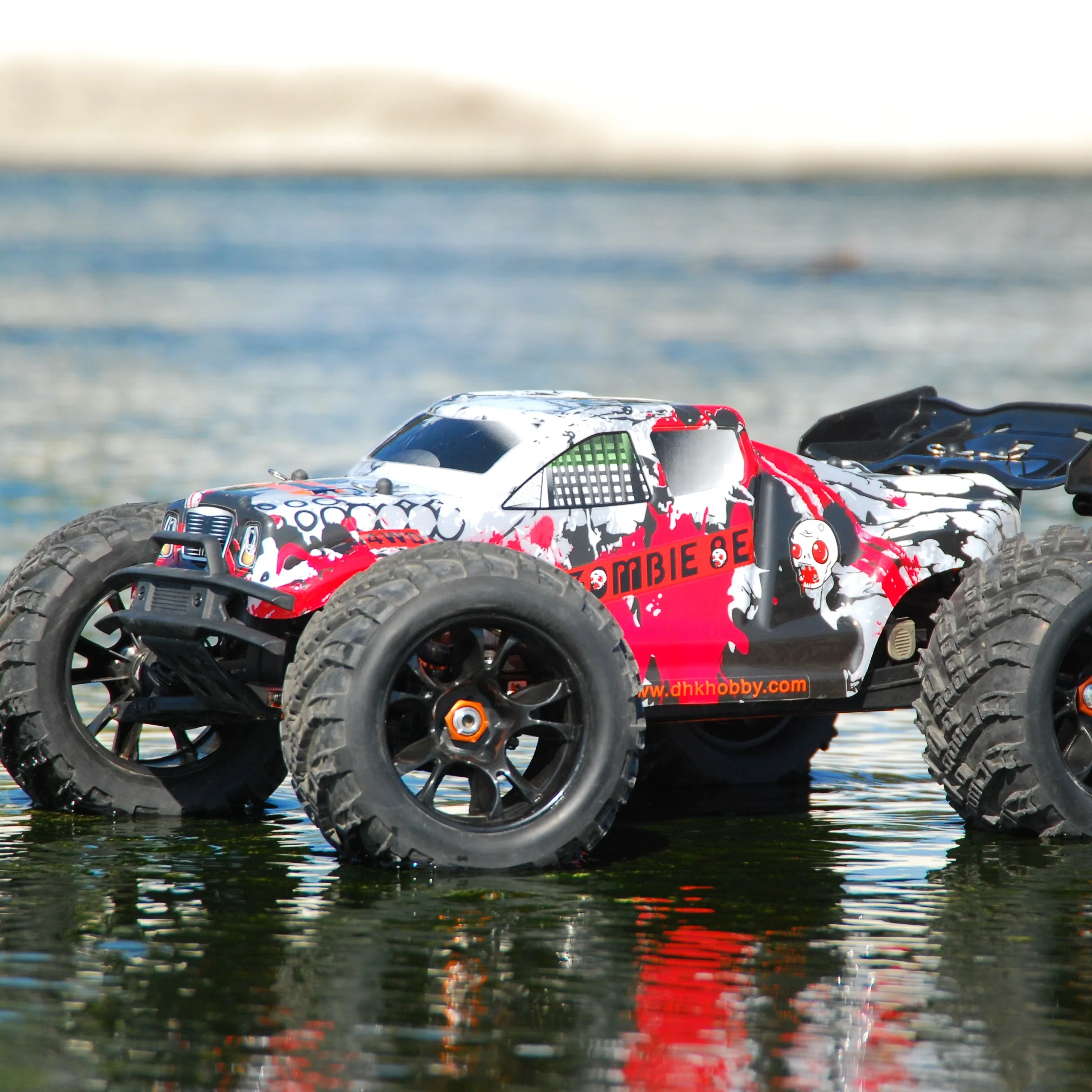 Wholesales DHK Brushless RC Car High Speed 8384 Zombie 8e 1:8 4WD BRUSHLESS OFF-ROAD TRUGGY - PVC Body
