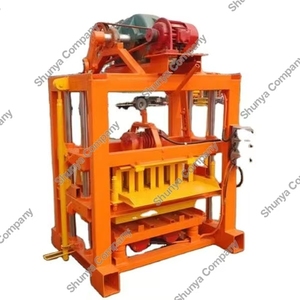 Mesin pembuat Blok Volume otomatis beton QTJ4-40 mesin produksi blok berongga kapasitas besar - Product Image 1