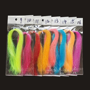 16 لونًا ثلاثي الألوان فلاشابو الكريستال الملتوية فلاش تينسل ، مساعدة في المياه المالحة ، تهززة هوك إغراء غاسل جعل المواد - Product Image 5