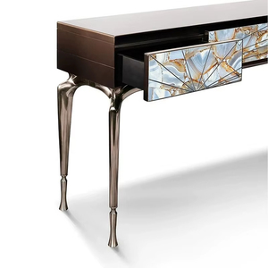 Mesa <span class=keywords><strong>de</strong></span> pasillo <span class=keywords><strong>de</strong></span> <span class=keywords><strong>entrada</strong></span> moderna contemporánea <span class=keywords><strong>de</strong></span> gama alta, mesa <span class=keywords><strong>de</strong></span> consola <span class=keywords><strong>de</strong></span> cobre <span class=keywords><strong>de</strong></span> lujo para sala <span class=keywords><strong>de</strong></span> estar, Hotel, Metal <span class=keywords><strong>de</strong></span> ágata Natural hecho - Product Image 6