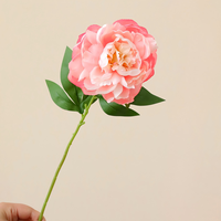 Rangkaian Bunga Peony Sutra Buatan Eropa untuk Dekorasi Rumah dan Pernikahan
