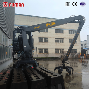 Grúa Compacta y Potente Montada en Camión Fuman para el Manejo de Chatarra para Reciclaje de Metal con Control Remoto y Pinza de Seis Pétalos - Product Image 3