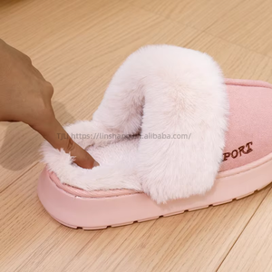Nuevo Producto: Pantuflas de Mujer con Suela de EVA, Material Superior de Gamuza Sintética, Pantuflas de Piel Sintética para Mujer a Precio Favorable - Product Image 6