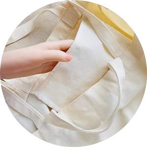 Hot Trend Oversized Grocery Shopping Heavy Duty Canvas Reusable Shoulder Large Double Handle Cotton Tote <b>Bag</b> for Beach Weekend - Product Image 3