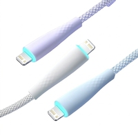 Nuevo Cable de Datos USB-C a USB-C de Carga Rápida, Material Ecológico TPE, para Teléfonos 8-14, Carga Rápida PD de 20W
