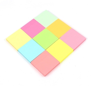 Customized Logo Sticky Notes Bright Colors Self-Stick Easy to Post <b>Memo</b> <b>Pads</b> for Home Office School Notebook Promotion Gift - Product Image 2