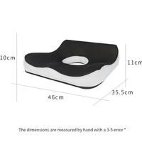 Oreillers lombaires en mousse à mémoire de forme antidérapants et coussins de siège chaise de bureau sièges de voiture coussins sciatique dos soutien du coccyx pour un usage domestique