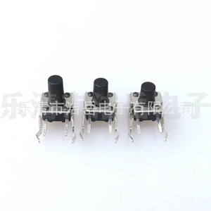 สวิตช์สัมผัส Yueqing Rainbow Bridge รุ่น W2 ขนาด 6x6x4 มม. แบบติดด้านข้างพร้อมขายึด 1A 3.3VDC SPST สำหรับอุปกรณ์อิเล็กทรอนิกส์ 3C - Product Image 5