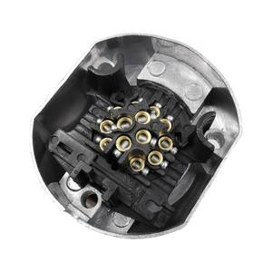 YH5202 Enchufe de <span class=keywords><strong>remolque</strong></span> de <span class=keywords><strong>13</strong></span> <span class=keywords><strong>pines</strong></span> con carcasa de aluminio fundido con apagado automático para sistemas de 12V con cubierta de resorte Enchufe de <span class=keywords><strong>13</strong></span> <span class=keywords><strong>pines</strong></span> - Product Image 5