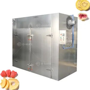 Máquina de secagem circular de frutas e legumes em aço inoxidável, desidratador de alimentos, máquina de secagem circular com ar quente