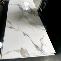 Panneaux muraux en PVC modernes, imperméables aux UV, ignifuges, en marbre, avec design graphique pour salon et hôtel