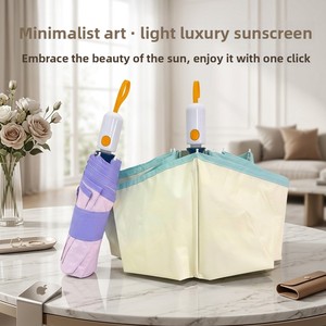Paraguas Plegable Manual de Alta Gama para Adultos, con Protección Solar Triple, Diseño Moderno y Minimalista, Ideal para Regalos Publicitarios - Product Image 4