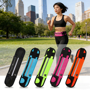 Riñonera Deportiva para Correr, Bolsa para Teléfono, para Hombre y Mujer, Riñonera Elástica para Fitness al Aire Libre con Tira Reflectante - Product Image 2