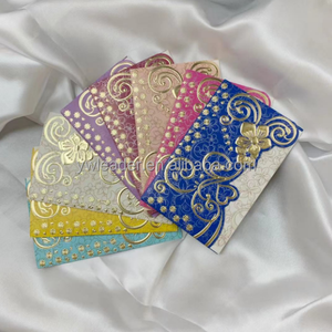 Mini Carte d'Invitation de <span class=keywords><strong>Mariage</strong></span> de Luxe Faite à la Main, Style Nautique, en Papier, avec Dorure à Chaud pour l'Europe - Prix Plus Abordable - Product Image 3