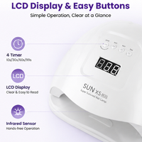 Lampu Pengering LED UV dengan Timer & Sensor Otomatis