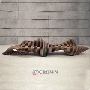 Luxury Service Bench Luxury Park Office Fake Two Chair <strong>Veil</strong> Mall Bench OEM - Product Image 3